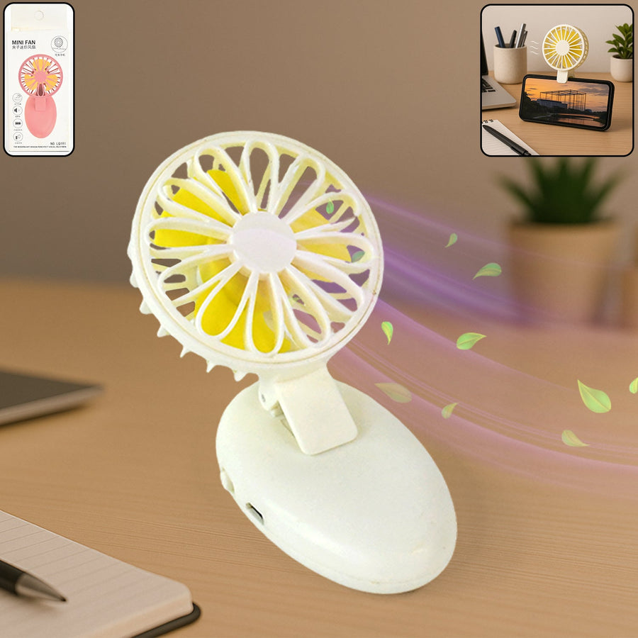 Mini USB Rechargeable Handheld Fan