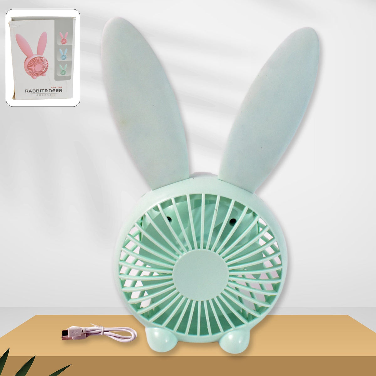 Cute Rabbit USB Mist Desk Fan