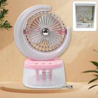 3-in-1 Portable Humidifying Fan with LED