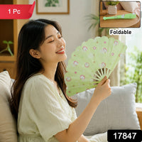 Foldable Manual Hand Fan (Printed)