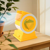 Mini Dual-Blade USB Table Fan with Fragrance Tray