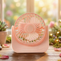 Silent Rechargeable Mini Desk Fan