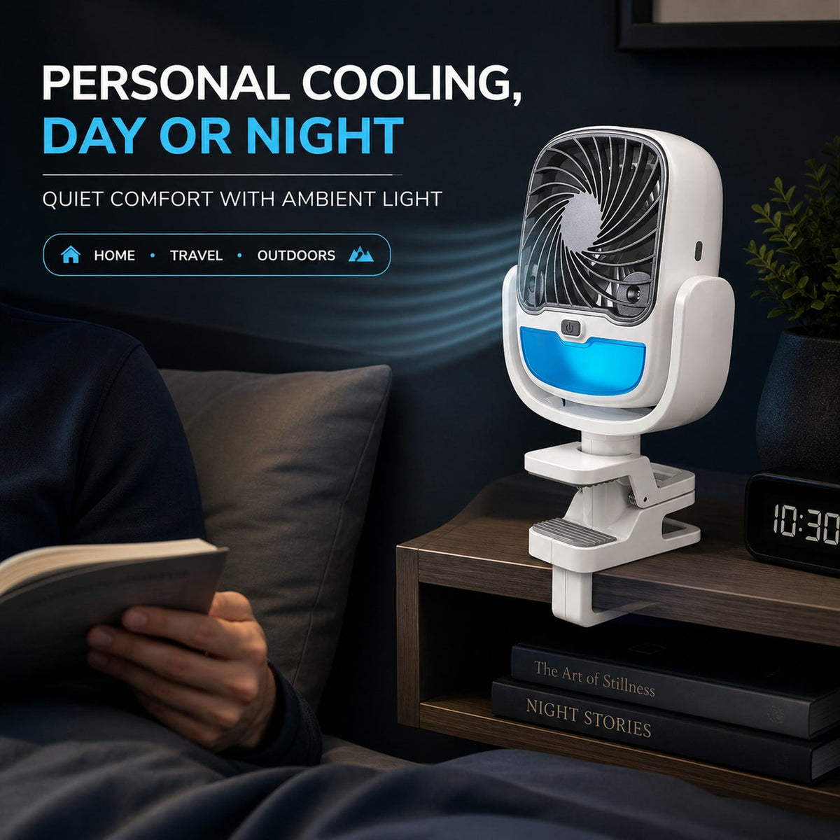 3-Speed Rechargeable Portable Air Cooler