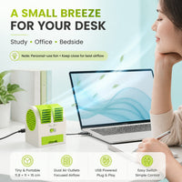 Dual Bladeless Mini Air Conditioner with Fragrance
