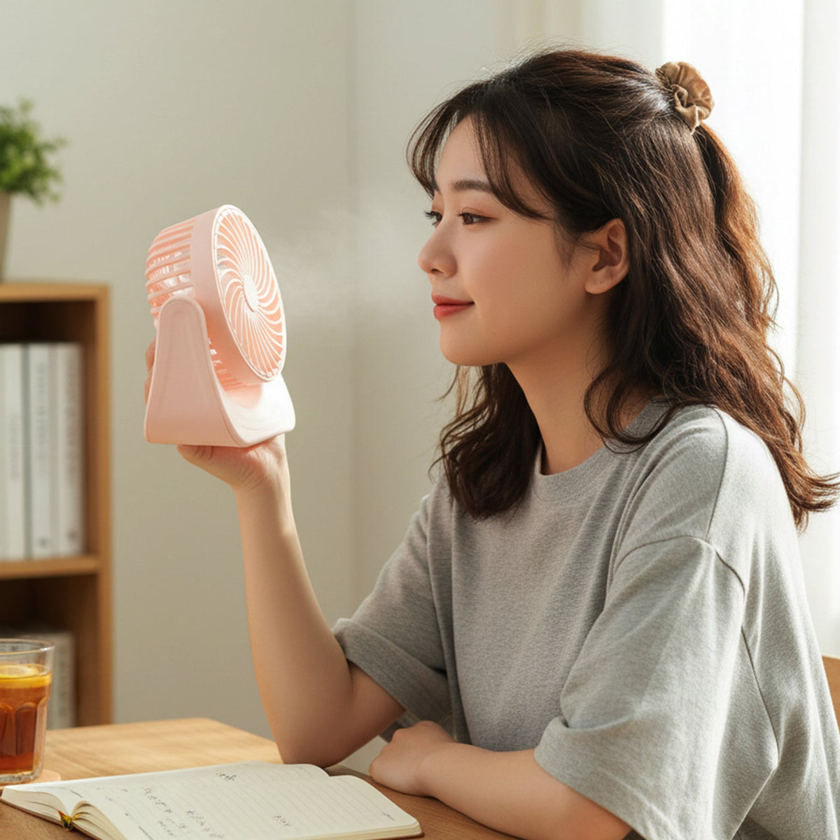 Silent Rechargeable Mini Desk Fan