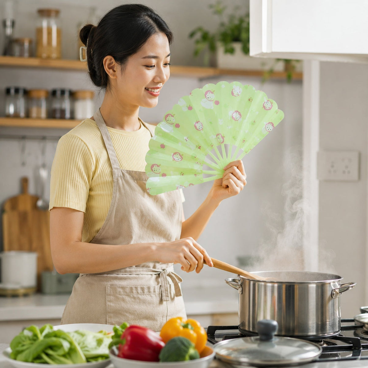 Foldable Manual Hand Fan (Printed)