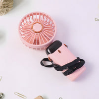 Rechargeable Handheld Fan with Digital Display