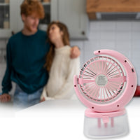 3-in-1 Portable Humidifying Fan with LED