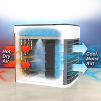 Mini Portable Air Cooler with LED