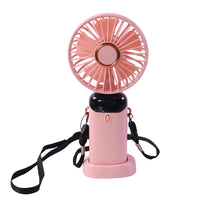Rechargeable Handheld Fan with Digital Display