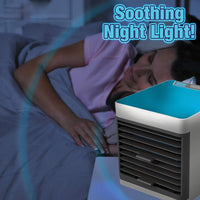 Mini Portable Air Cooler with LED