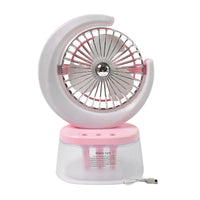 3-in-1 Portable Humidifying Fan with LED