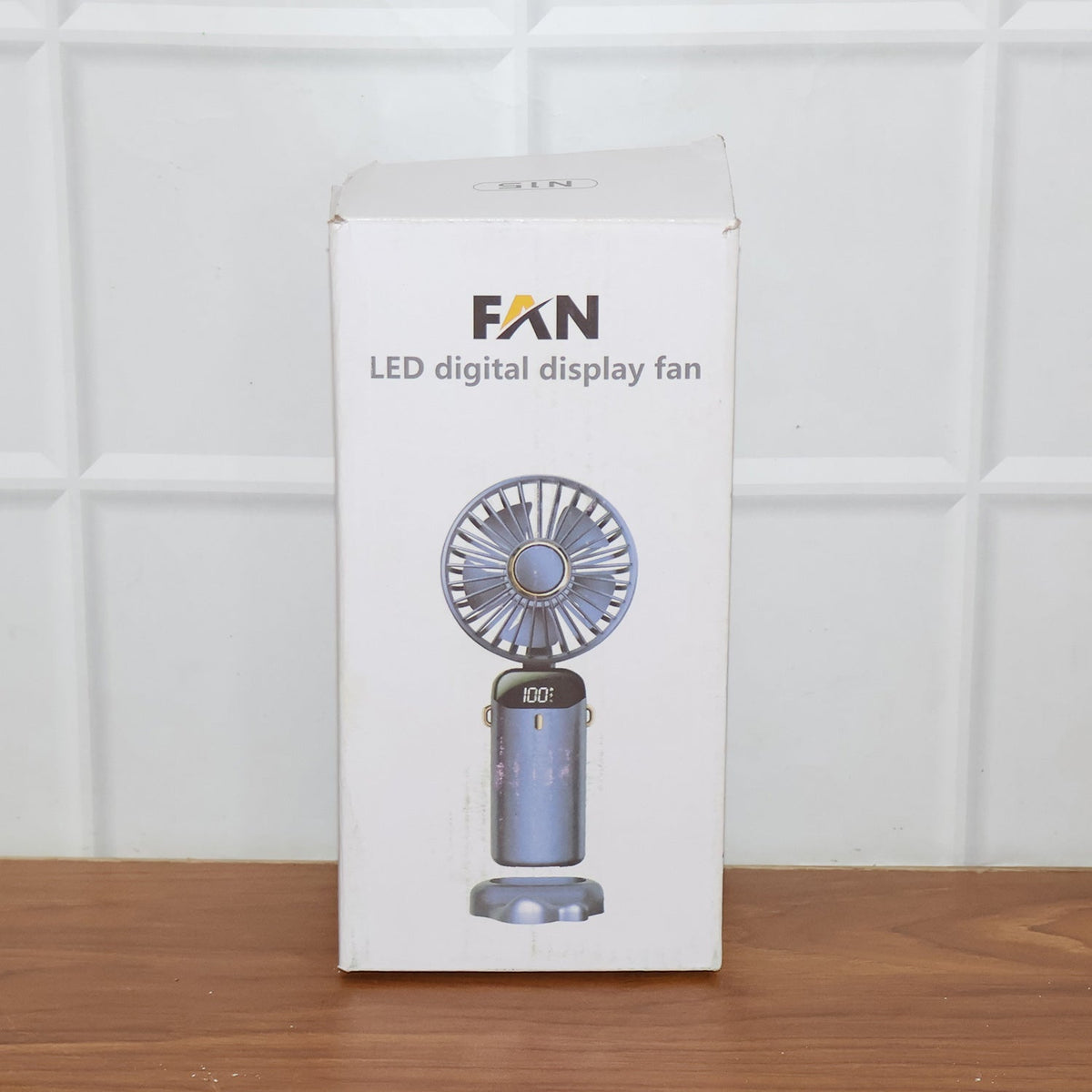 Rechargeable Handheld Fan with Digital Display