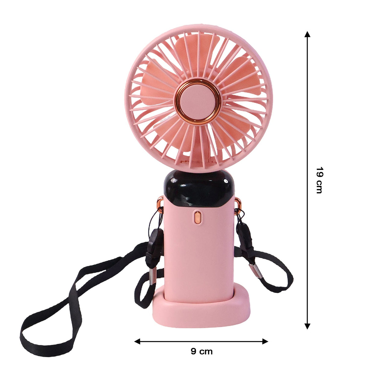 Rechargeable Handheld Fan with Digital Display