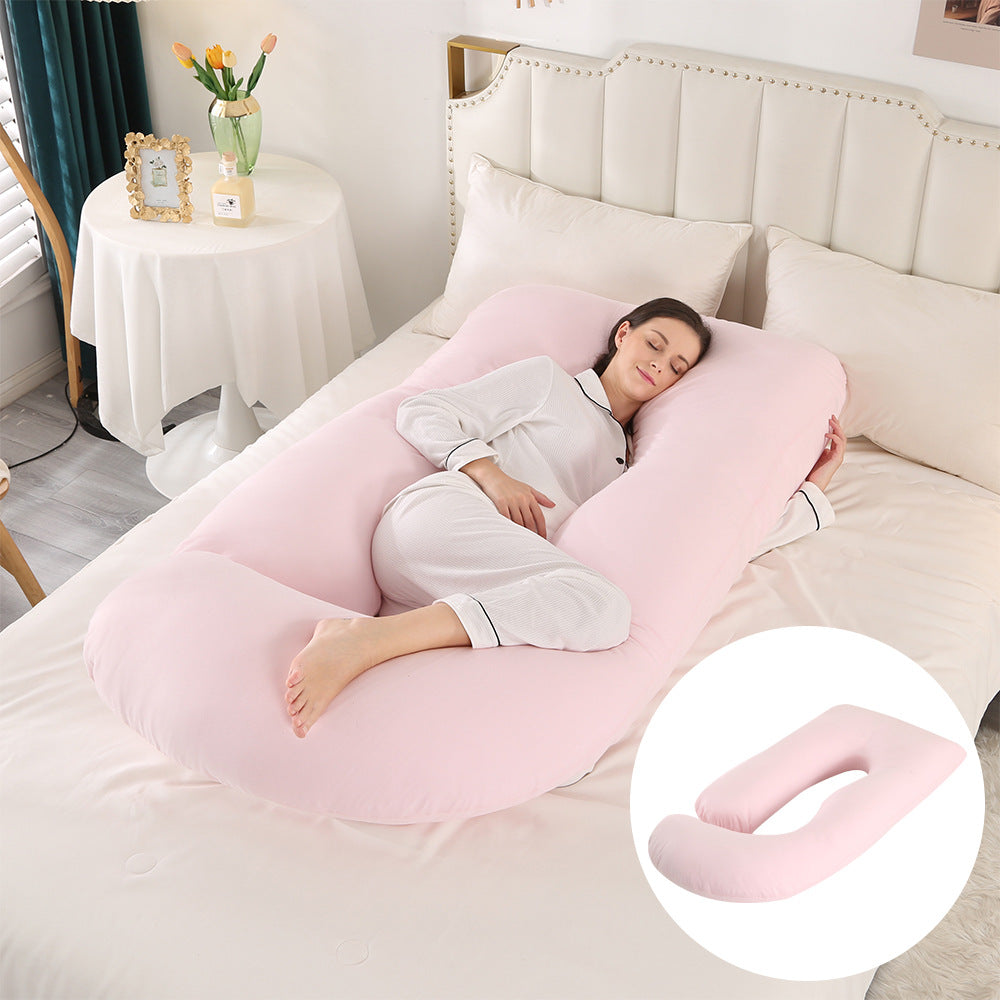 Ergonomic J-Shaped Maternity Pillow