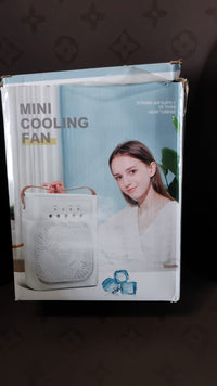 Portable Air Cooler Fan with 7-Color LED Light