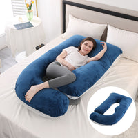 Ergonomic J-Shaped Maternity Pillow