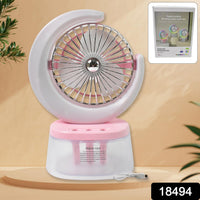 3-in-1 Portable Humidifying Fan with LED