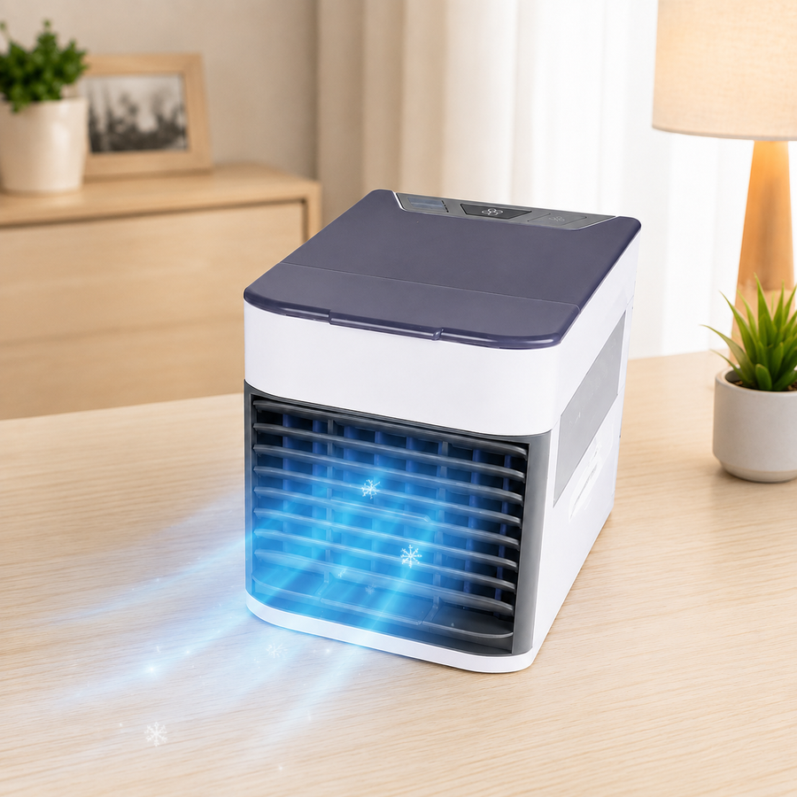 Mini Portable Air Cooler with LED