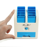 Dual Bladeless Mini Air Conditioner with Fragrance