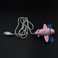 USB Airplane-Shaped Desk Fan