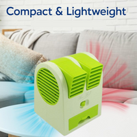 Dual Bladeless Mini Air Conditioner with Fragrance