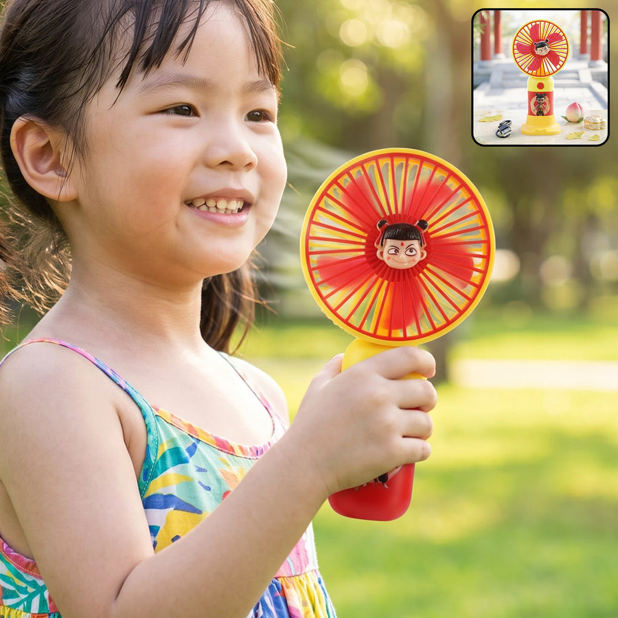 Mini Handheld Fan with Desktop Stand