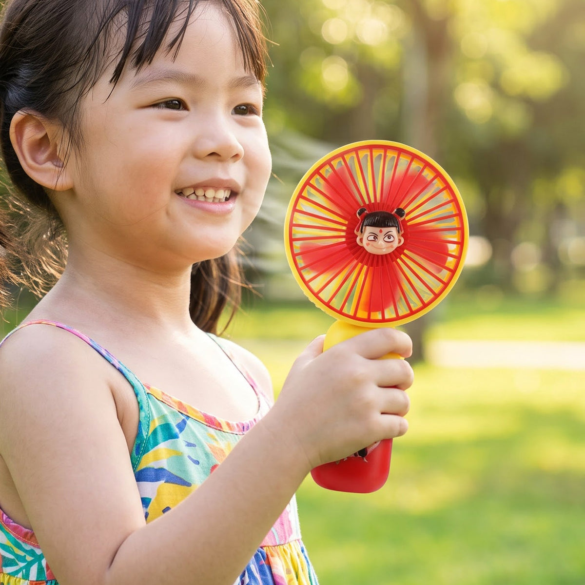Mini Handheld Fan with Desktop Stand