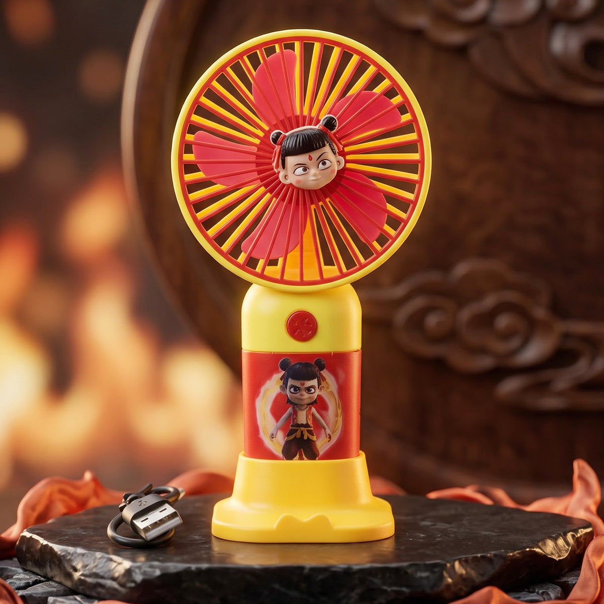 Mini Handheld Fan with Desktop Stand