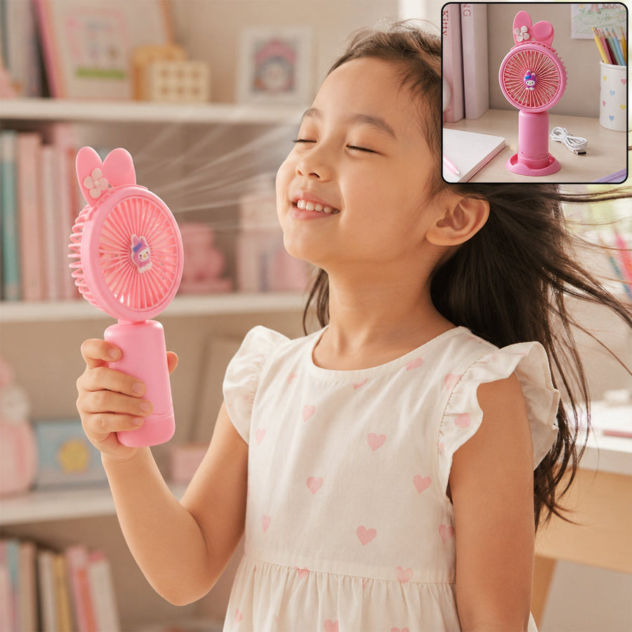 Kids Rechargeable Mini Handheld Fan