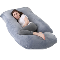 Ergonomic J-Shaped Maternity Pillow
