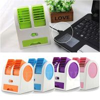 Dual Bladeless Mini Air Conditioner with Fragrance