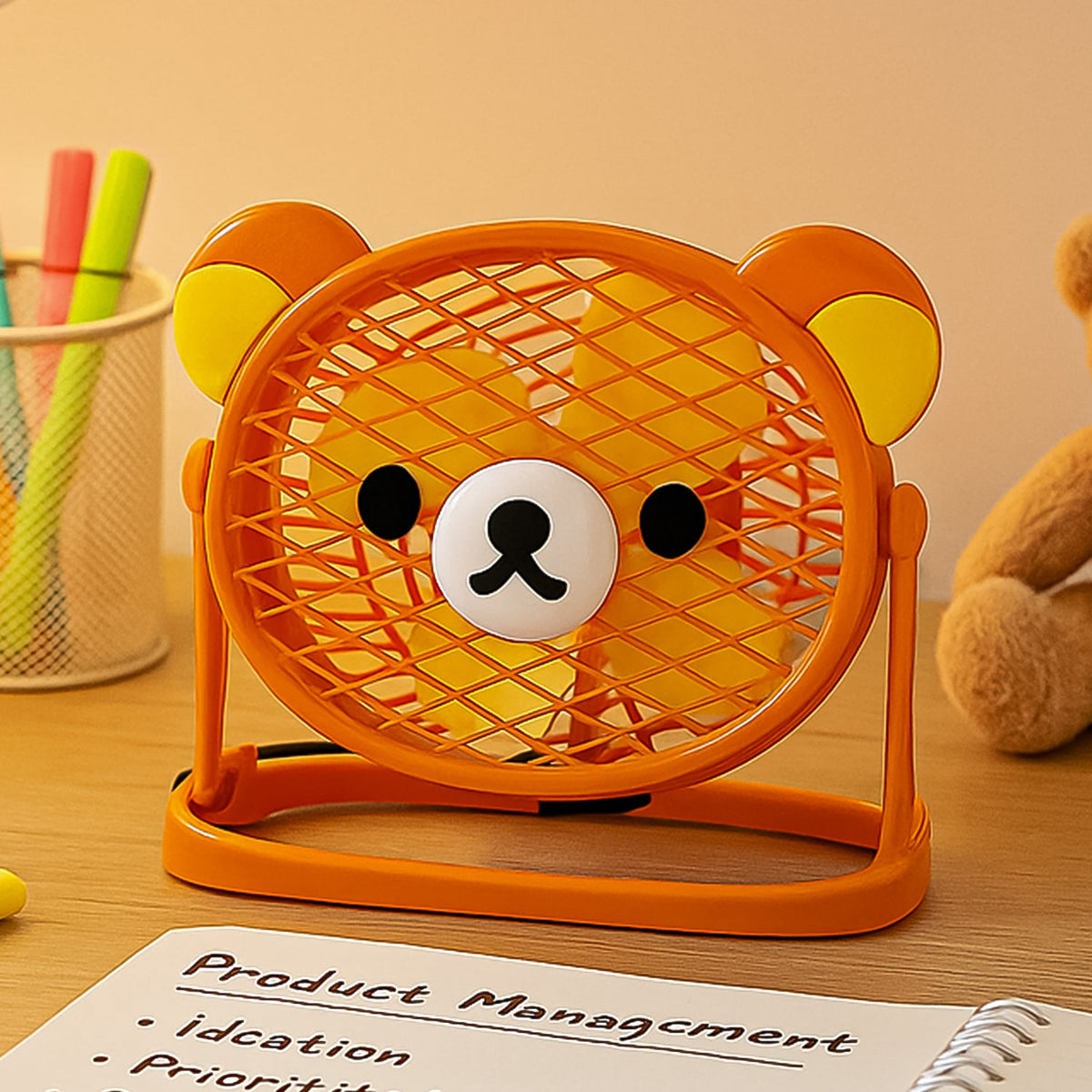 Teddy Bear USB Desk Fan