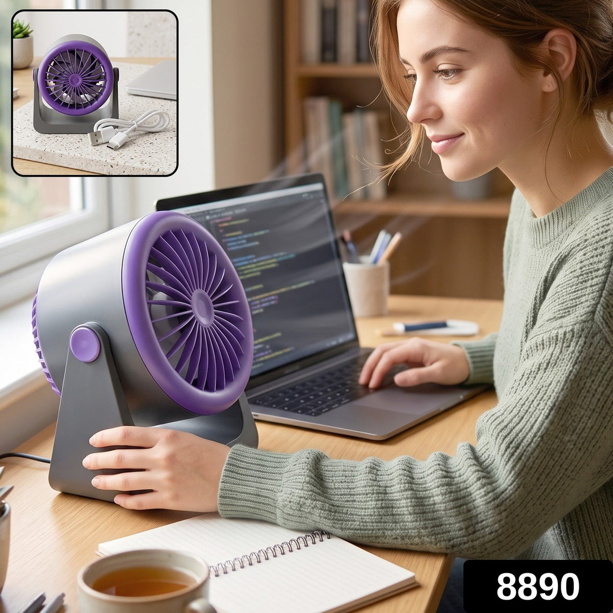 Personal Desktop Air Circulation Fan