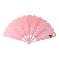 Floral Print Folding Hand Fan for Women