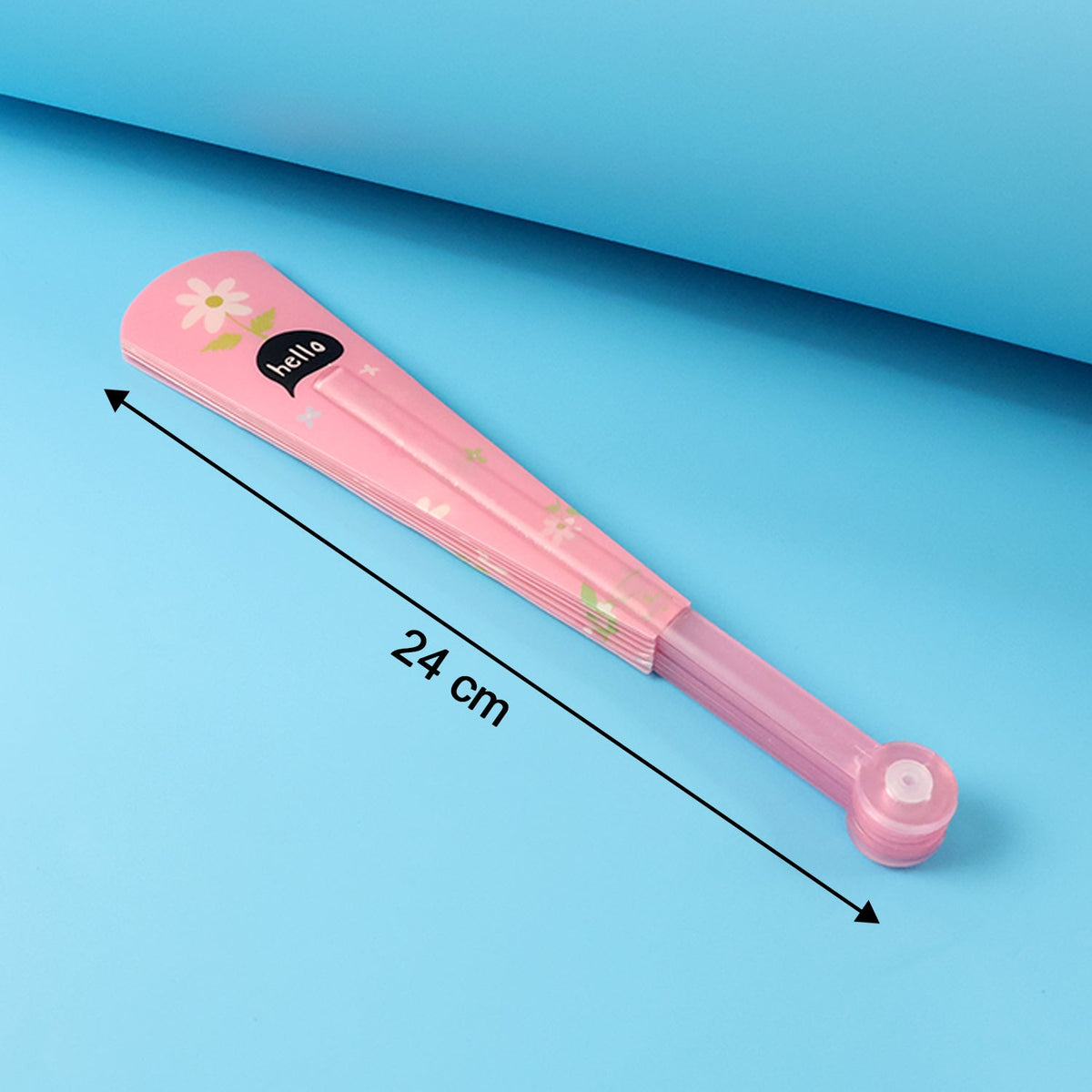 Floral Print Folding Hand Fan for Women