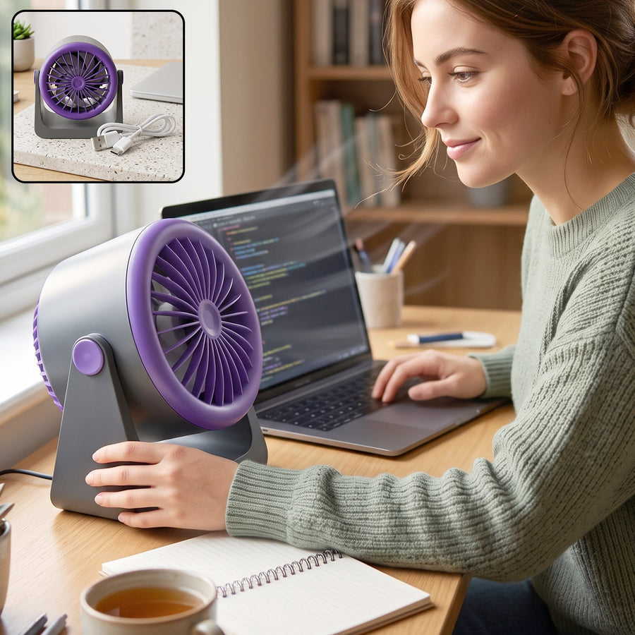 Personal Desktop Air Circulation Fan