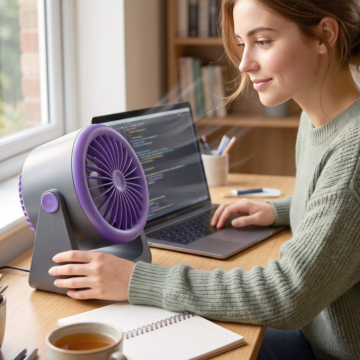 Personal Desktop Air Circulation Fan