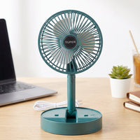 Adjustable Height USB Desk Fan