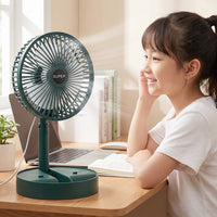Adjustable Height USB Desk Fan