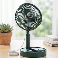 Adjustable Height USB Desk Fan