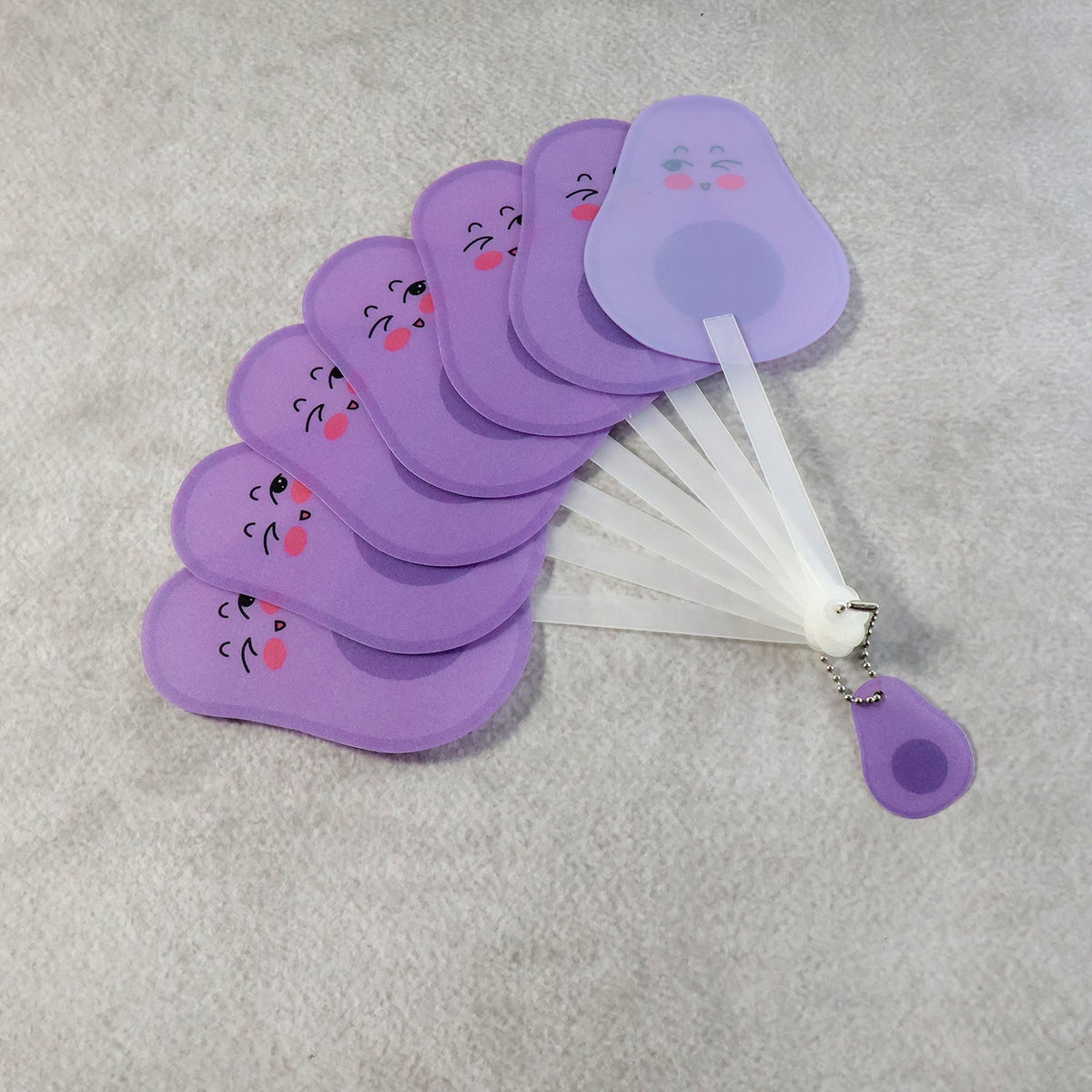 Foldable Pocket Fan with Keychain