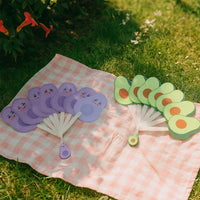 Foldable Pocket Fan with Keychain