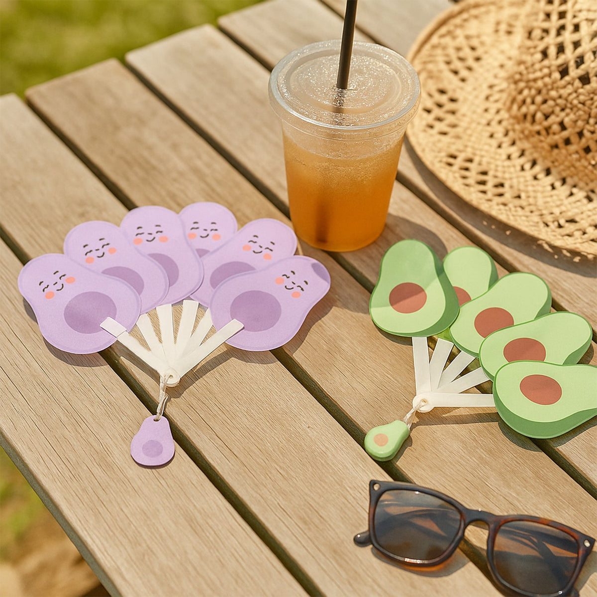 Foldable Pocket Fan with Keychain