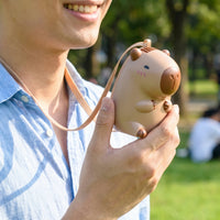 Rechargeable Mini Bear Fan with Neck Strap