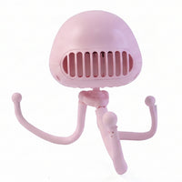 Handheld Fan with LED Star Projector