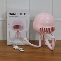 Handheld Fan with LED Star Projector