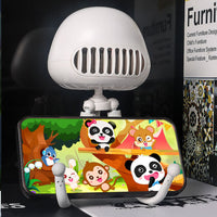 Handheld Fan with LED Star Projector