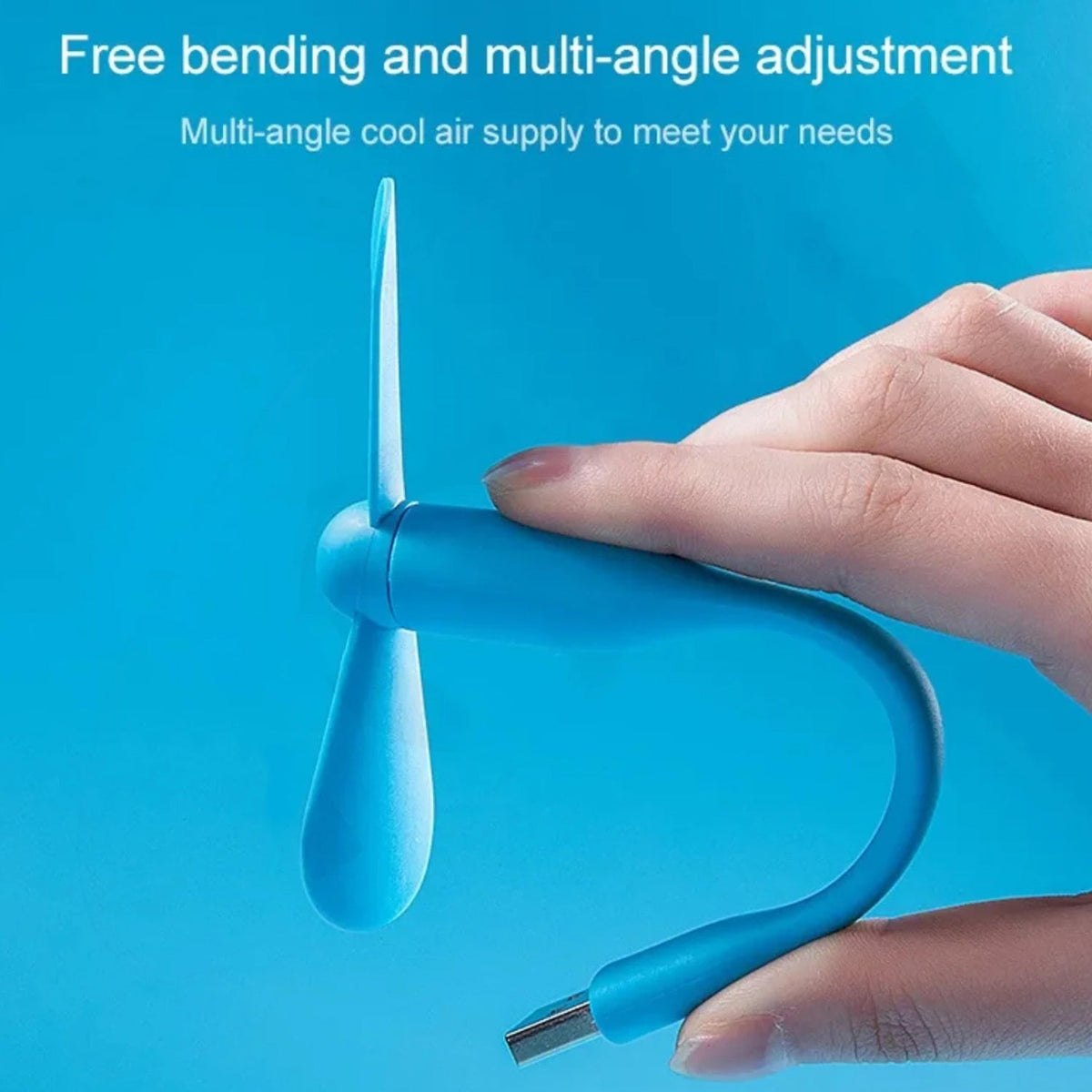 Flexible Neck Portable USB Mini Fan