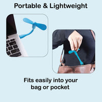 Flexible Neck Portable USB Mini Fan